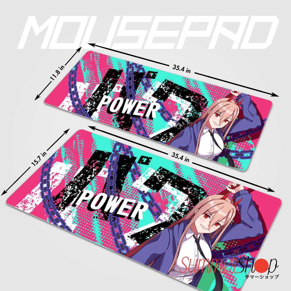 Chainsaw Man - Makima, Denji & Power Mousepad | Summershop